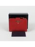 Prada 100% Leather Red Metal Logo Wallet One size - photo 1