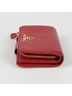 Prada 100% Leather Red Metal Logo Wallet One size - photo 2