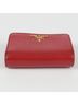 Prada 100% Leather Red Metal Logo Wallet One size - photo 10