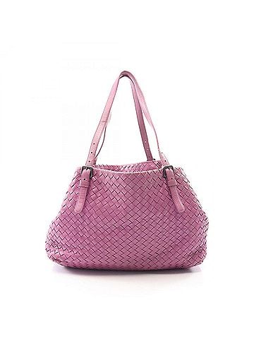 Bottega Veneta Bottega Veneta Intrecciato Tote Bag Handbag Leather Women's Purple (view 1)
