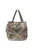 Brighton Gray Leather Tote One size - photo 1