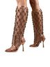 Cape Robbin Gold Pink Heels Size 10 - photo 1