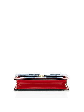 Louis Vuitton Louis Vuitton Limited Edition Denim Patchwork Flore Chain Wallet (view 2)