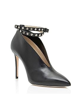 Jimmy Choo Jimmy Choo Leather Studded Lark Bootie- Size 7.5 / 37.5 (view 1)