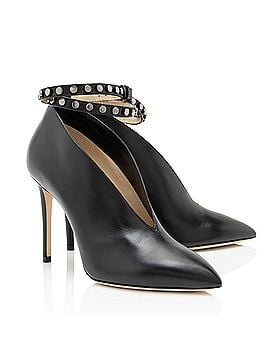 Jimmy Choo Jimmy Choo Leather Studded Lark Bootie- Size 7.5 / 37.5 (view 2)
