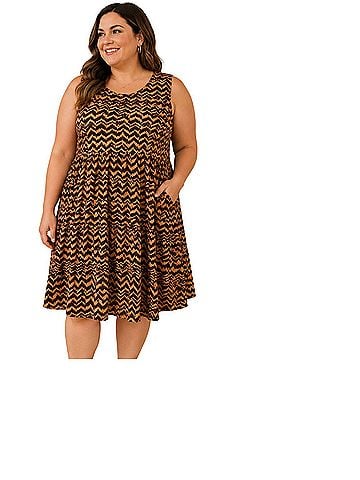 Maurices abstract flowy Casual Dress (view 1)