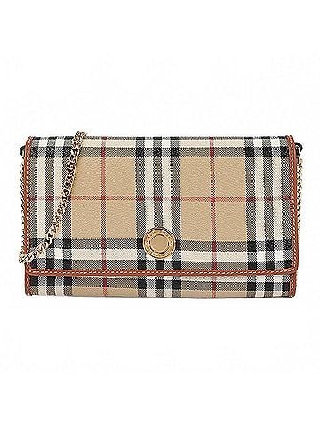 Burberry Check Women's Chain Strap Wallet (view 1)