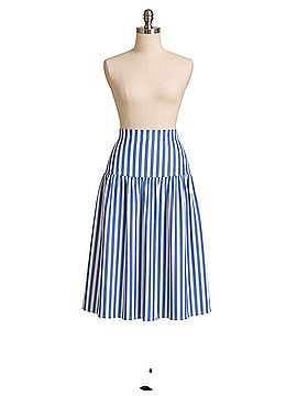 Old Navy Striped Drop Waist Midi Skirt Casual Skirt (view 1)