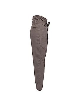 IRO Iro High-Rise Belted Carrot Pants in Brown Wool (view 2)