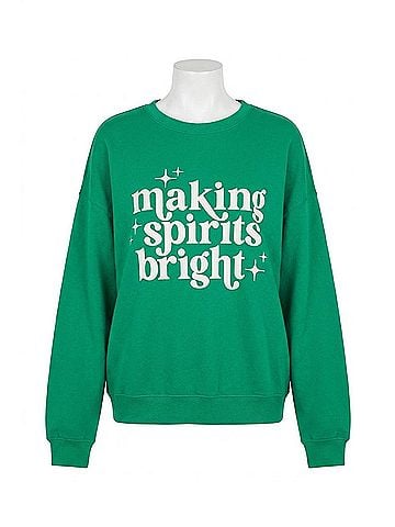 Beach Riot Devyn Oversized Sweatshirt in Frosted Fir (view 1)
