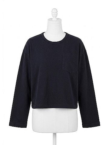 Apiece Apart Boxy Tee in Black (view 1)