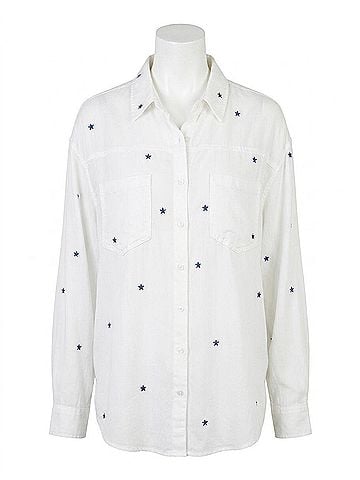 Billy T Vip Star Shirt in White (view 1)