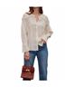 Ecru Solid White Hawn Blouse in Ivory Size L - photo 2