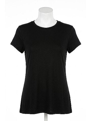 Active Basic Women's Eliza Cotton Jersey Top in Black (view 1)