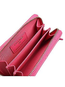 Chanel Pink Zipper Card Holder (view 2)