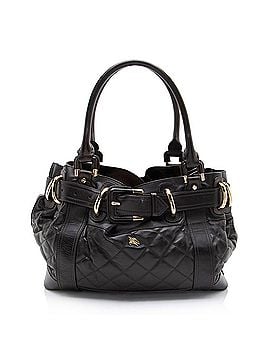 Burberry Burberry Quilted Leather Beaton Satchel (view 1)