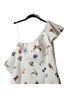 ASOS 88% Polyester 12% Elastane 100% Polyester Floral White Multi Color Cocktail Dress Size 8 - photo 8