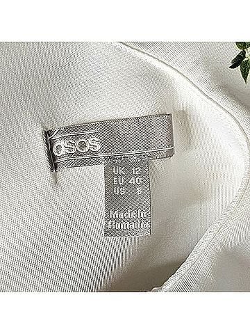 ASOS Floral One Shoulder Ruffle A-Line Mini Dress Cocktail Dress (view 2)