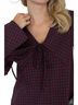 Things Between Plaid Red Sylvette Checkered Top in Red Size L - photo 5