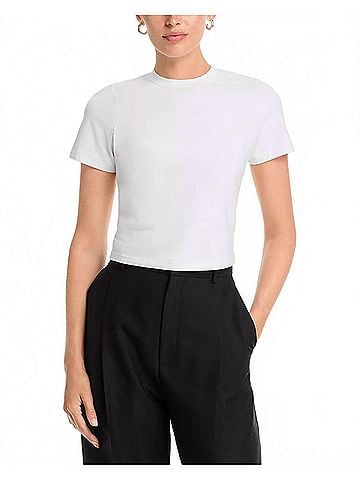 French Connection Maisie Jersey Tee in White (view 2)