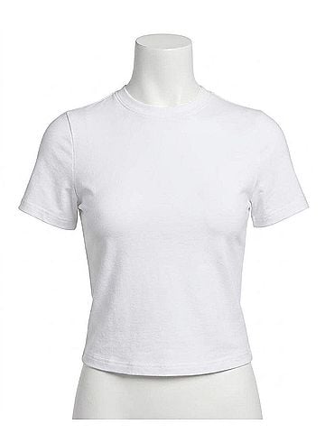 French Connection Maisie Jersey Tee in White (view 1)