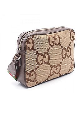 Gucci Gucci Jumbo GG Shoulder Bag/Handbag, Canvas and Leather, Men's/Women's, Beige/Brown, 675891 (view 2)