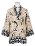 Jade Brown Placket Tunic in Ethnic Border Size S - photo 1