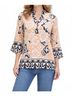 Jade Brown Placket Tunic in Ethnic Border Size S - photo 2