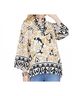 Jade Brown Placket Tunic in Ethnic Border Size S - photo 3