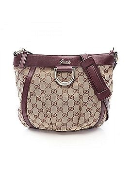 Gucci Gucci Abbey Shoulder Bag/Handbag, Canvas and Leather, Women's, Beige/Burgundy, Item No. 203257 (view 1)