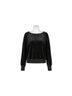 Bobi Black Puff Raglan Pullover in Black Size S - photo 1