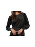 Bobi Black Puff Raglan Pullover in Black Size S - photo 2