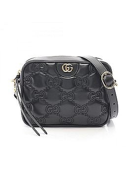 Gucci Gucci GG Matelassé Small Shoulder Bag/Handbag, Leather, Women's, Black, 702234 (view 1)