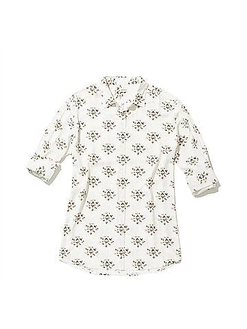 Kule Women's The Hutton Shirt in White Floral (view 2)
