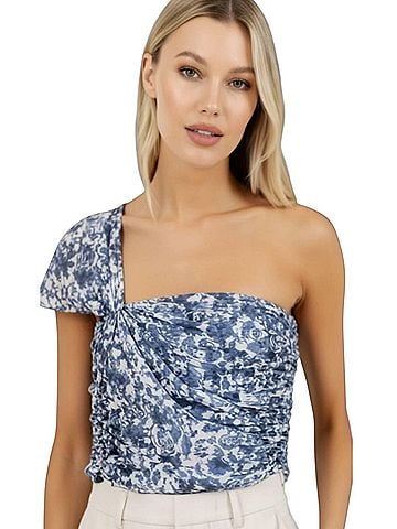 Mirth Havana Tube Top in Bluebonnet (view 2)