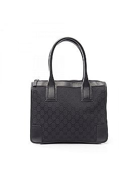 Gucci Gucci GG Canvas Tote Bag Handbag Leather Women's Black 000?0855 (view 1)