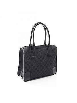 Gucci Gucci GG Canvas Tote Bag Handbag Leather Women's Black 000?0855 (view 2)