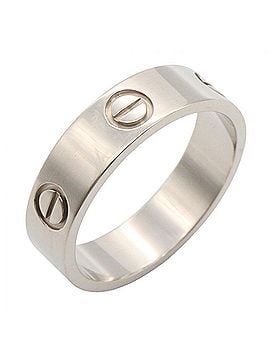 Cartier Cartier Love Ring, 18K White Gold (18KWG), Silver Tone, B4084700 (Men's/Women's) (view 1)