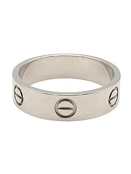 Cartier Cartier Love Ring, 18K White Gold (18KWG), Silver Tone, B4084700 (Men's/Women's) (view 2)