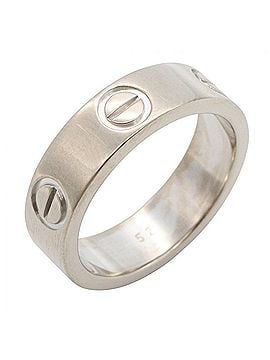 Cartier Cartier Love Ring, 18K White Gold (18KWG), Silver Tone, B4084700 (Men's/Women's) (view 1)