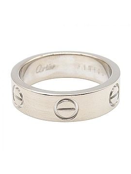 Cartier Cartier Love Ring, 18K White Gold (18KWG), Silver Tone, B4084700 (Men's/Women's) (view 2)