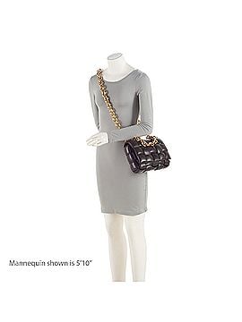 Bottega Veneta Bottega Veneta Lambskin Cassette Chain Maxi Shoulder Bag (view 2)