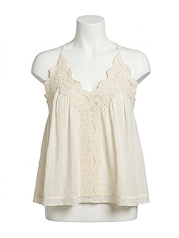 FRNCH Melobosis Tank Top in Cream (view 1)