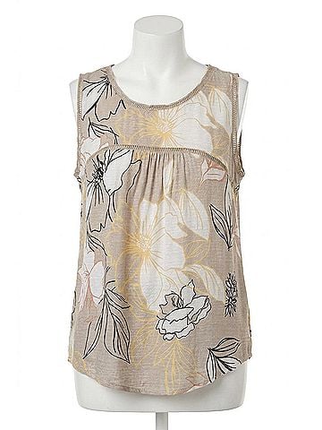 Tribal Sosie Sleeveless Blouse in Mink (view 1)