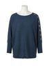 FDJ Floral Blue Nessie Batwing Top in Navy Size S - photo 1