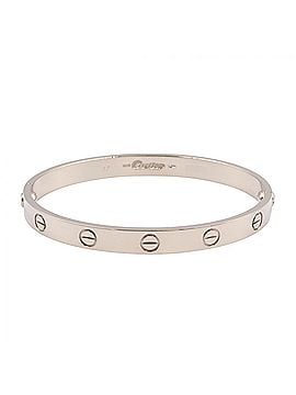 Cartier Cartier Love Bracelet, 18K White Gold (WG), Women's, Silver Tone (view 1)