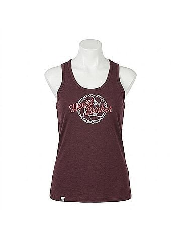 Pearl Izumi Women's Go-To Graphic Tank in Cacao Heart Breaker (view 1)