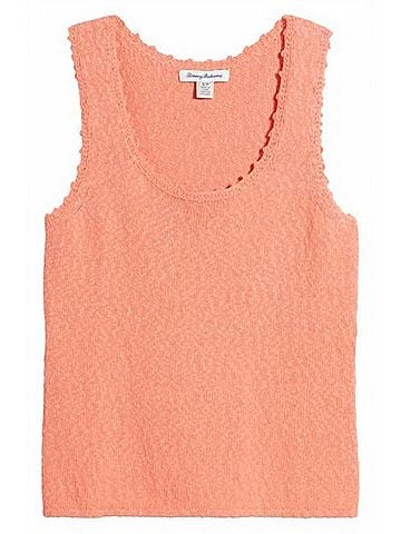 Tommy Bahama Women's Water'S Edge Scoop Neck Tank in Pure Coral (view 1)