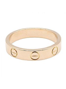 Cartier Cartier Mini Love Ring, 18K Pink Gold (PG), Women's Tone, B4085200 (view 2)