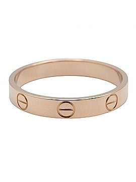 Cartier Cartier Mini Love Ring, 18K Pink Gold (PG), Men's and Women's, Tone (view 2)